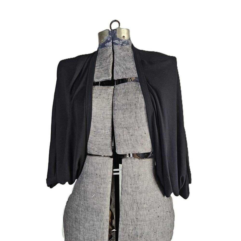 Lida baday sheer knit cardigan Size Medium Black
